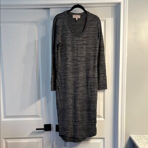 Philosophy Charcoal Long Sleeve Dress